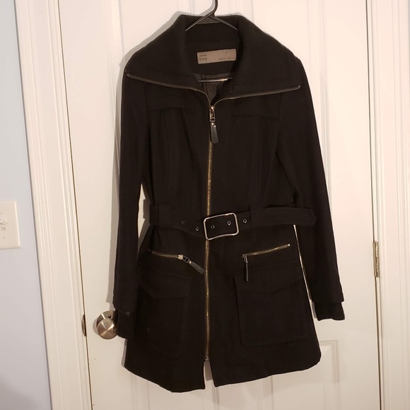 Zara Jackets & Blazers - Womens Size M  Zara woolen winter Jacket Black
